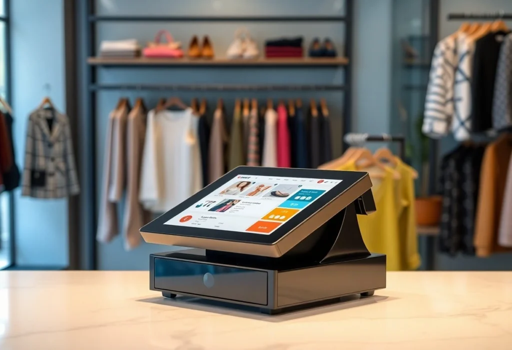 la caisse enregistreuse tactile
