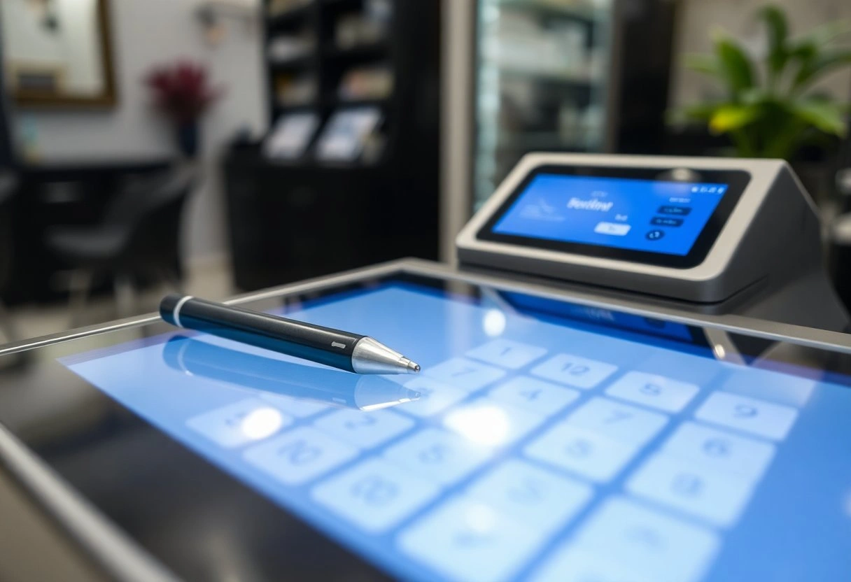 la caisse enregistreuse tactile