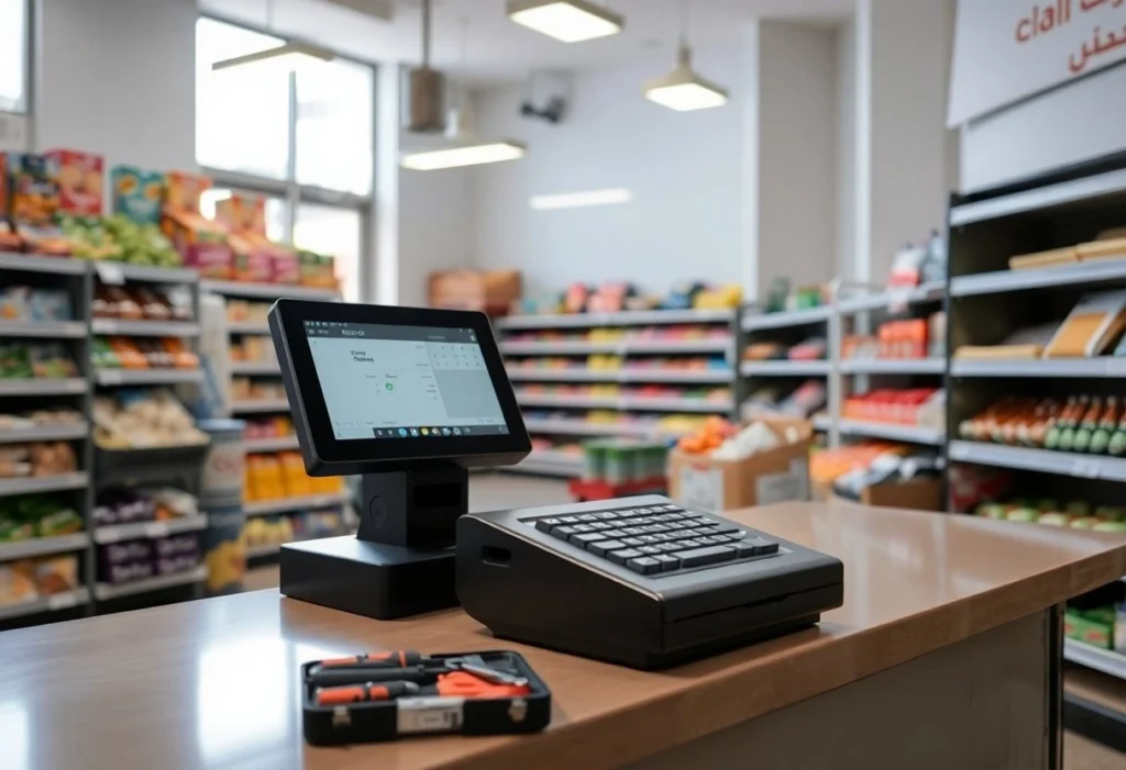 la caisse enregistreuse tactile